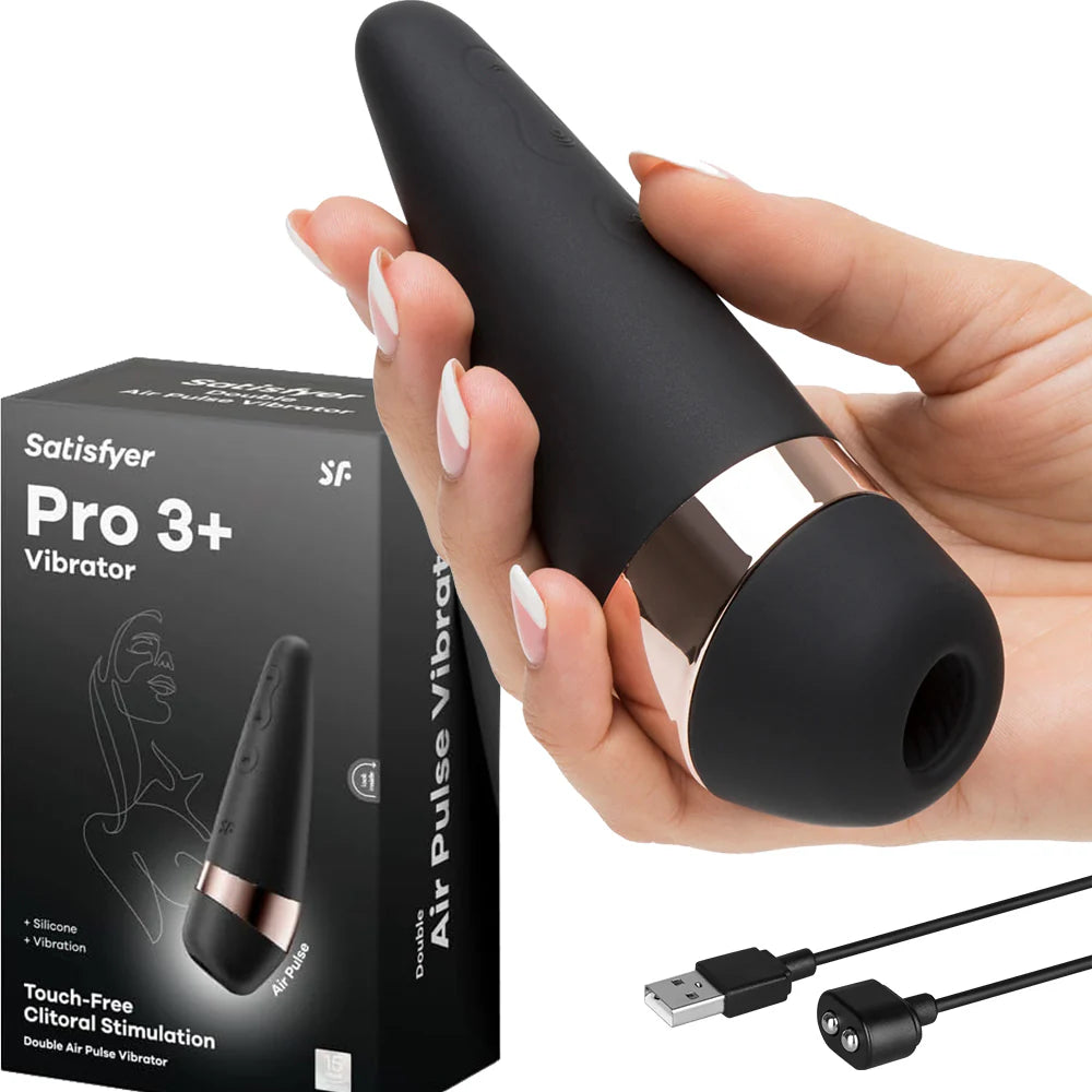 Satisfyer Pro 3+ | Succionador y Vibrador con 110 Combinaciones