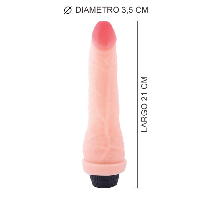 Vibrador Realista Bananin Cyber Skin | 21cm con Vibración Regulable