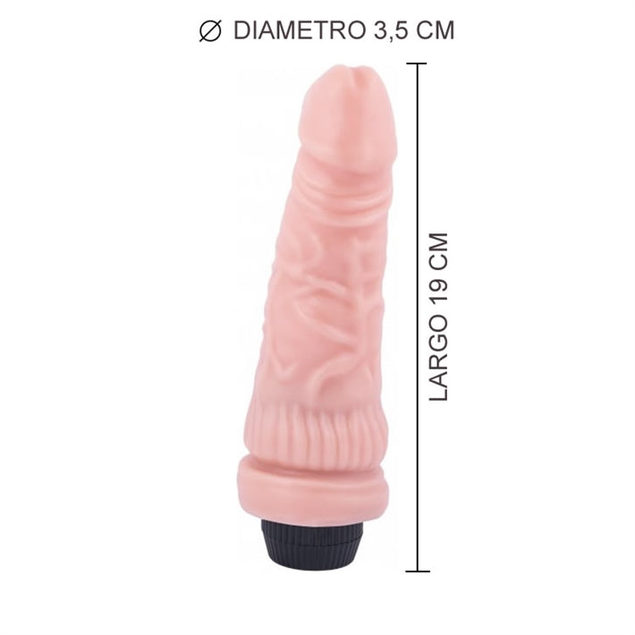 Americano Clásico Vibrador | Realista con Glande Definido