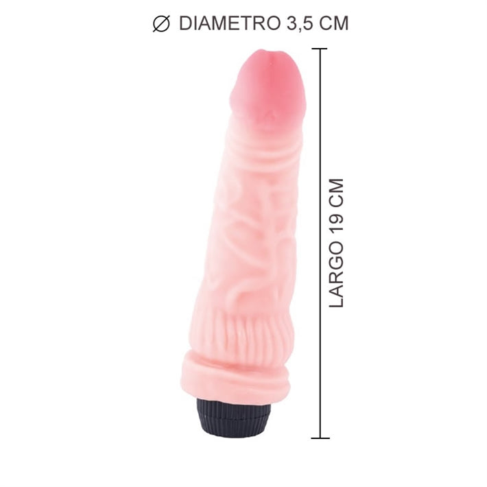 Vibrador Americano Jr RealSkin | Versátil con Arnés y Vibración Regulable