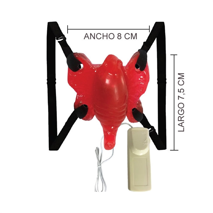 Vibrador Mariposa RealSkin | Estimulador Clítoris Manos Libres