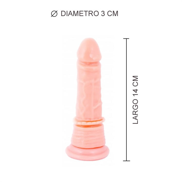 Dildo Realista con Ventosa | Consolador para Principiantes (14cm)