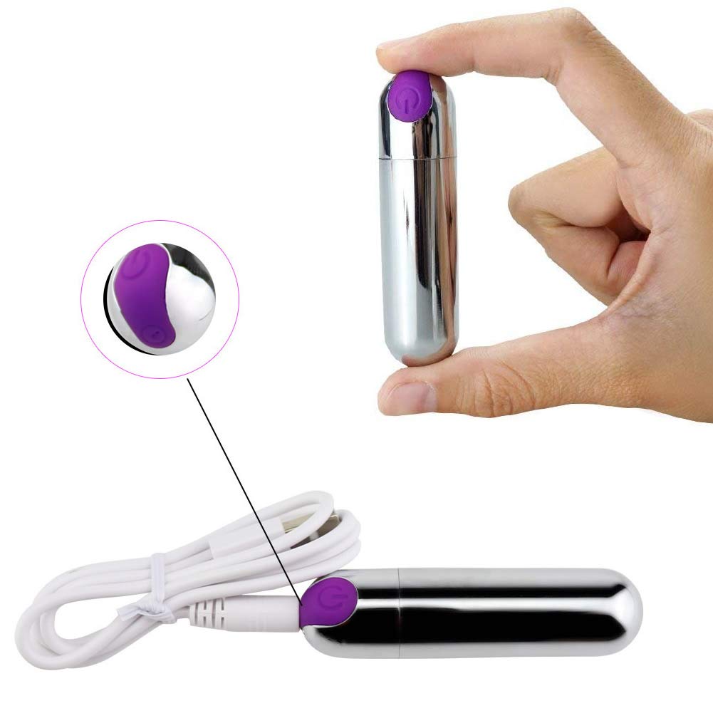 Bala Vibradora Potente Sextans | 10 Modos Recargable por USB