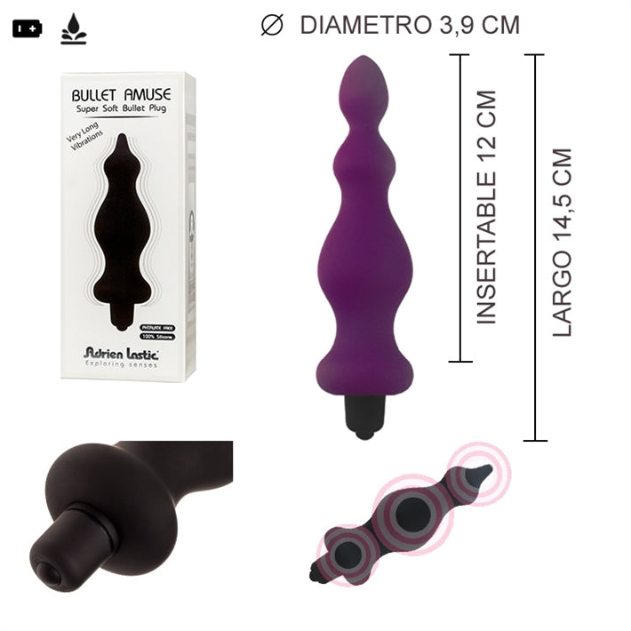 Vibrador Anal Progresivo Amuse | 10 Funciones para Principiantes y Expertos