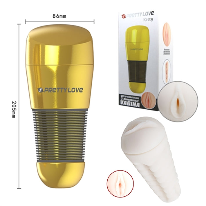 Masturbador Realista Kitty | Vagina Moldeada de una Estrella Porno