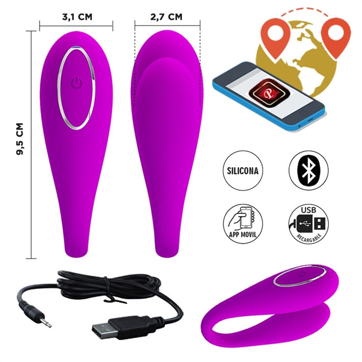 Vibrador Manos Libres con App August | Juego Discreto para Parejas