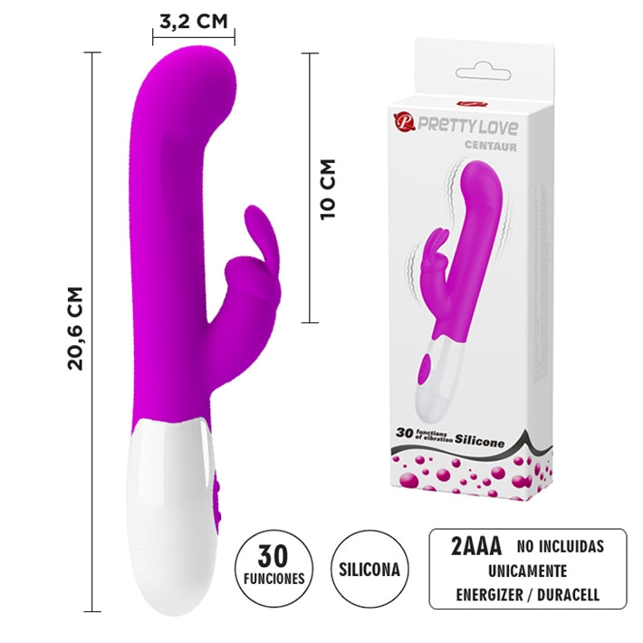 Vibrador Conejo Centaur | 30 Funciones para Punto G y Clítoris