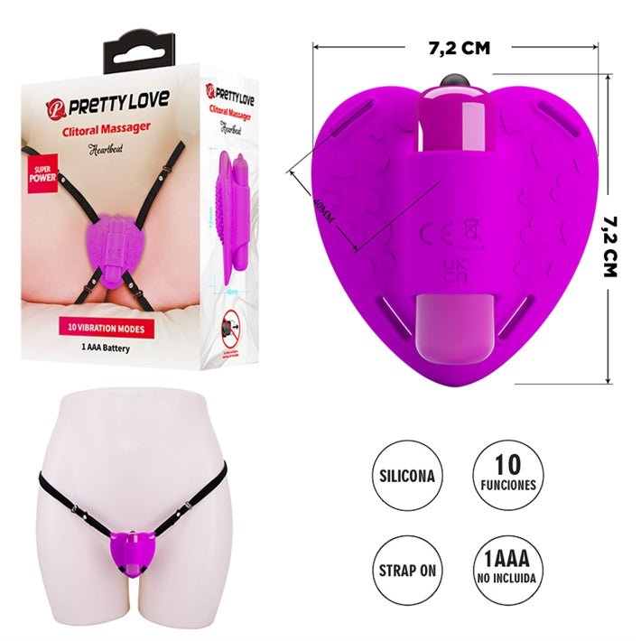 Pretty Love Heartbeat – Bala Estimuladora con Manos Libres