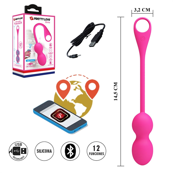 Kegel Vibradoras con App | Elvira para Suelo Pélvico y Parejas