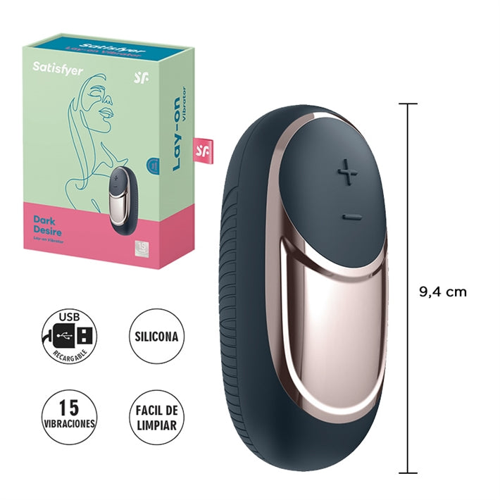 Satisfyer Dark Desire | Vibrador de Clítoris para Placer Intenso