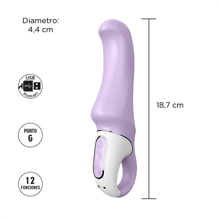 Satisfyer Charming Smile | Vibrador Flexible para Punto G (12 Modos)