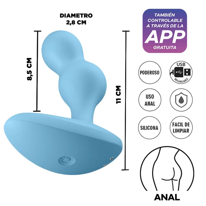Satisfyer Deep Diver | Plug Anal Vibrador con Control por App