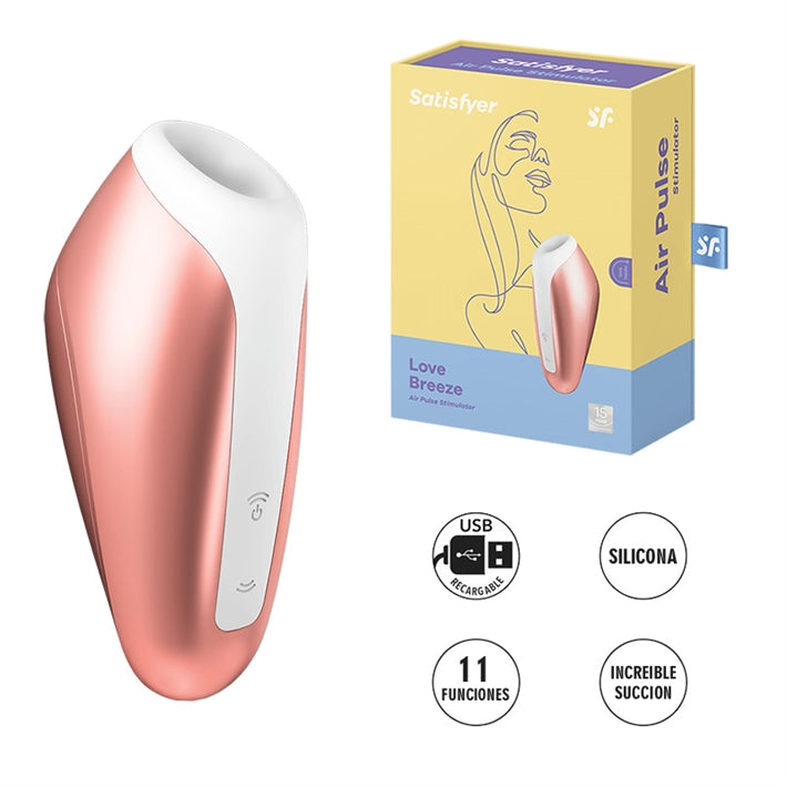Satisfyer Love Breeze | Succionador de Clítoris Compacto y Recargable