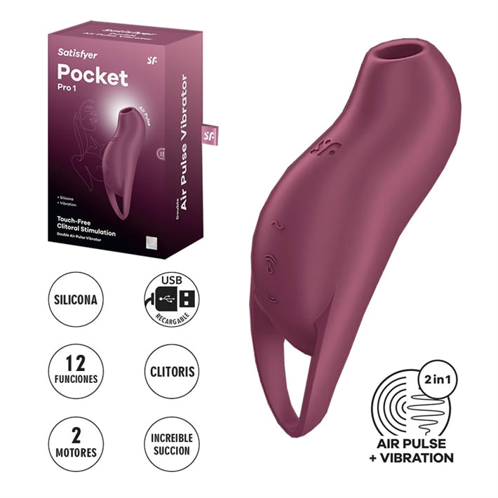 Satisfyer Pocket Pro 1 Succionador y Vibrador