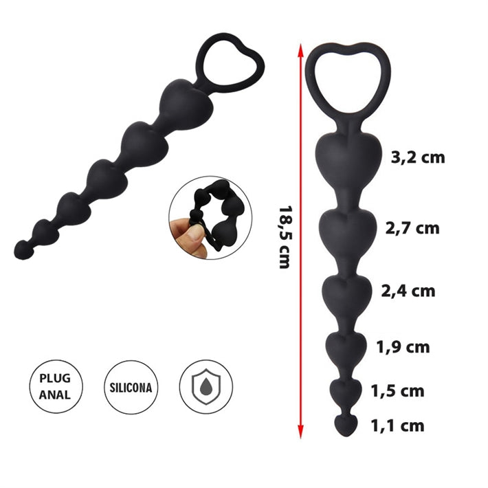 Dilatador Anal Progresivo Apus | Plug de Silicona para Principiantes