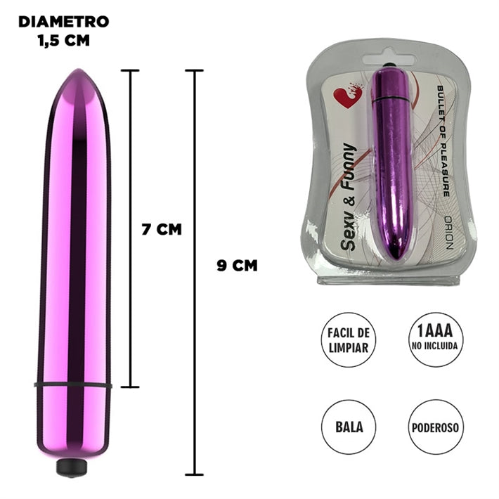 Mini Vibrador Bala Orion | Potente y Fácil de Usar para Principiantes