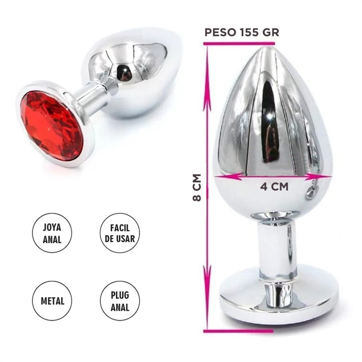 Joya Anal de Acero | Plug Anal para Principiantes y Expertos