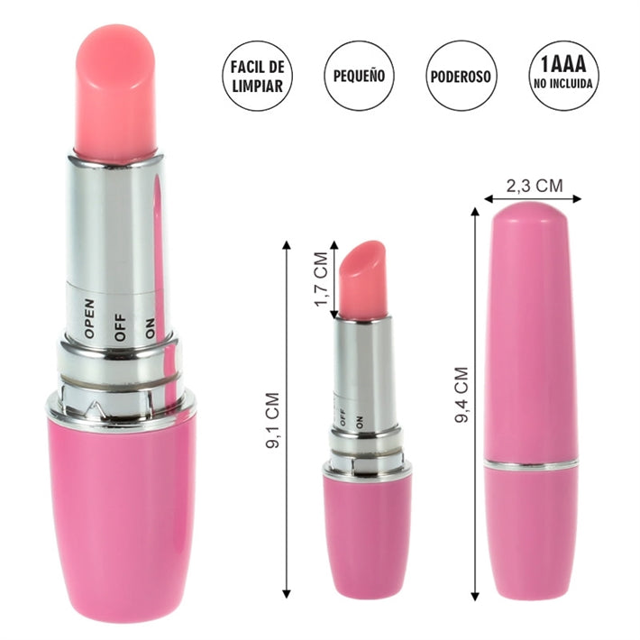 Vibrador Lápiz Labial Discreto | Mini Vibrador Potente