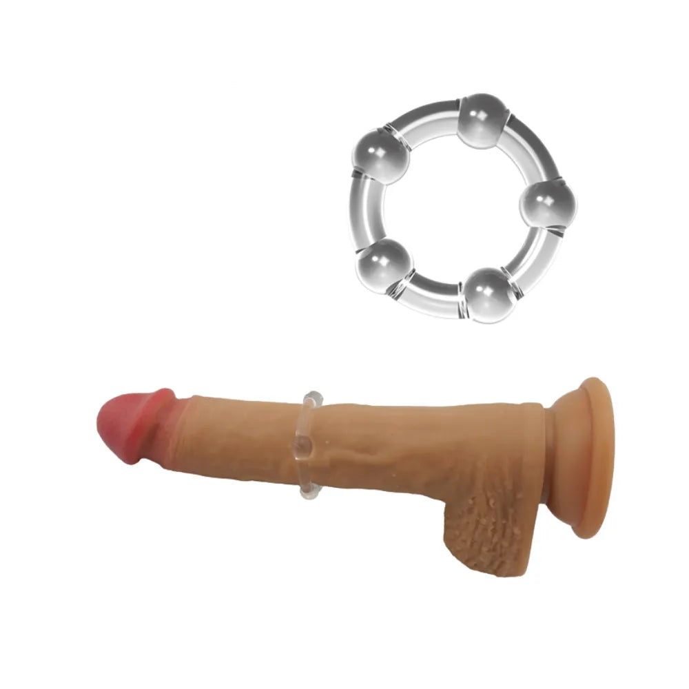 Anillo para Pene Transparente | Retarda la Eyaculación y Potencia la Erección