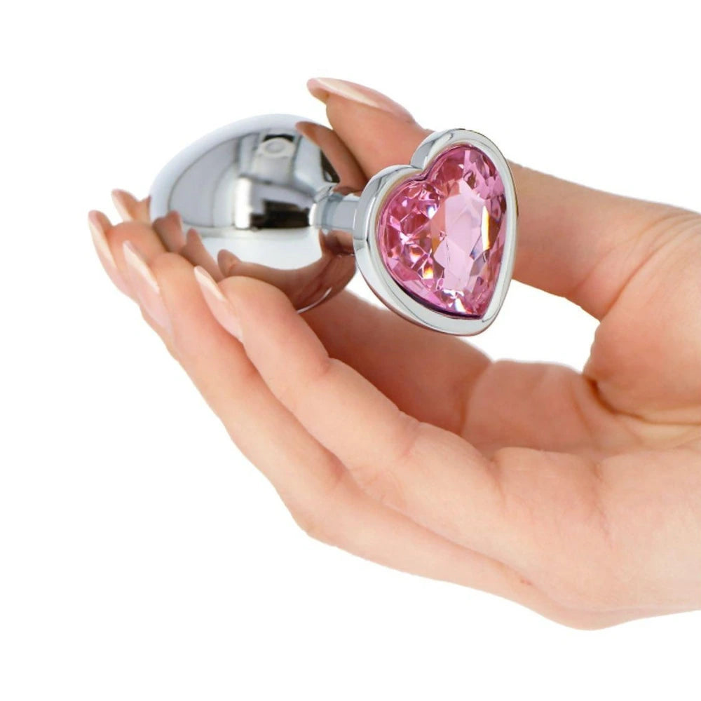 Joya Anal de Acero Quirúrgico con Corazón