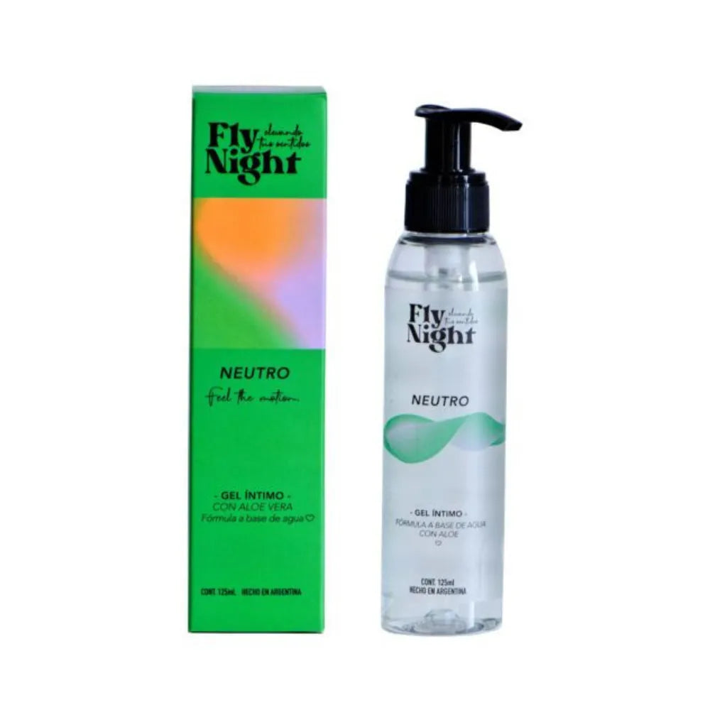 Gel Lubricante Neutro Fly Night | Con Aloe Vera Base Agua 200ml