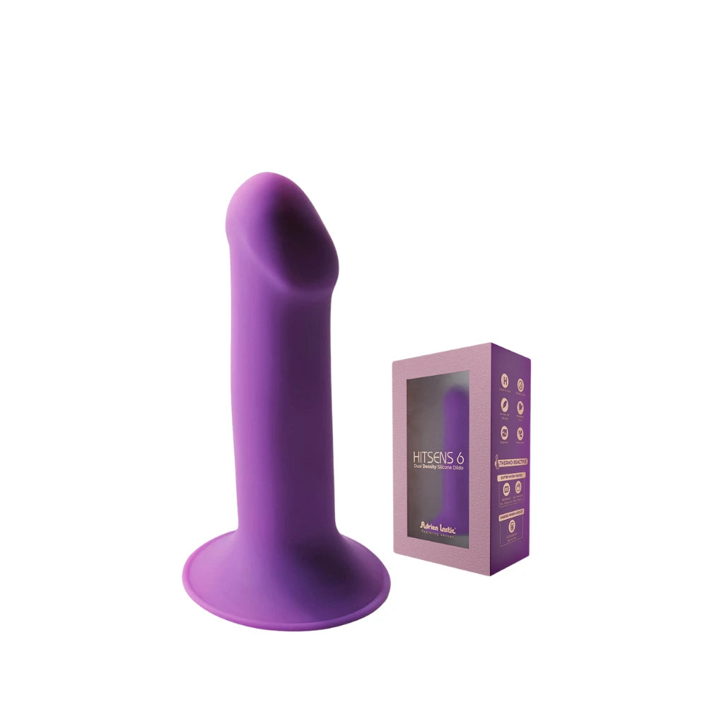 AL Hitsens 6 Dildo Termo Reactivo con Ventosa