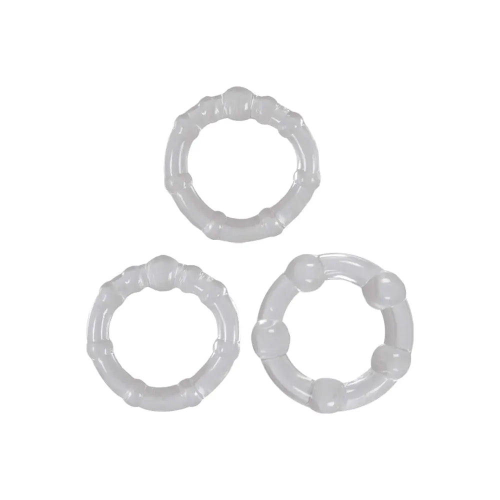 Set de 3 Anillos para Pene | Potenciador de Erección y Resistencia