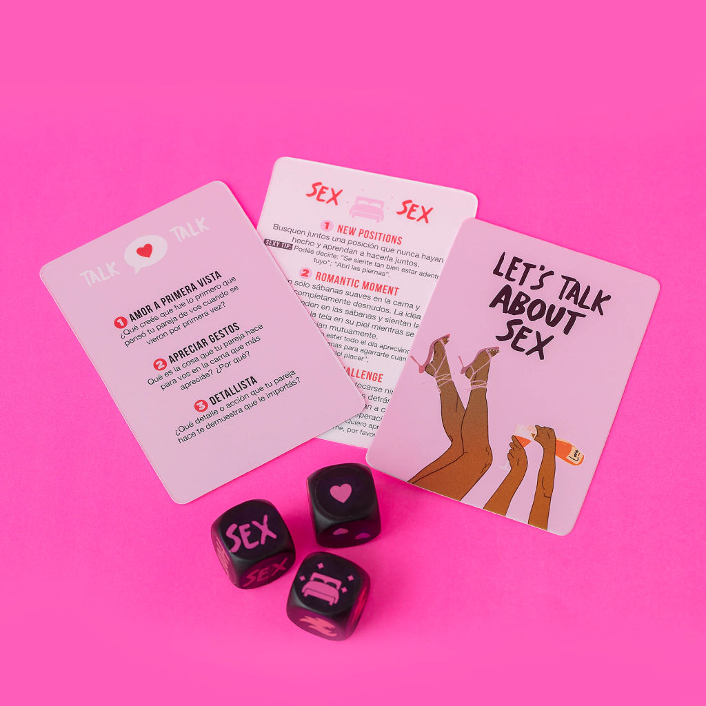 Juego Erótico para Parejas Let's Fuck | Cartas y Dados Íntimos