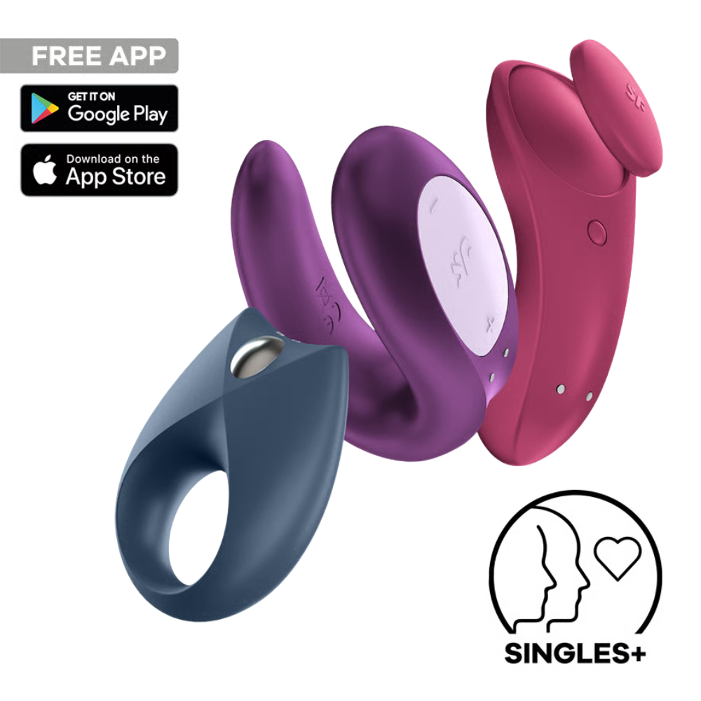 Satisfyer Partner Box | Kit de 3 Juguetes Sexuales con App para Parejas