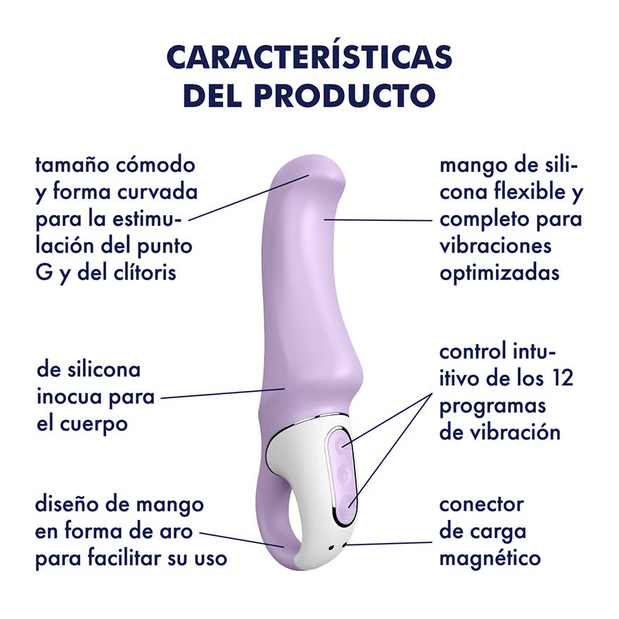 Satisfyer Charming Smile | Vibrador Flexible para Punto G (12 Modos)