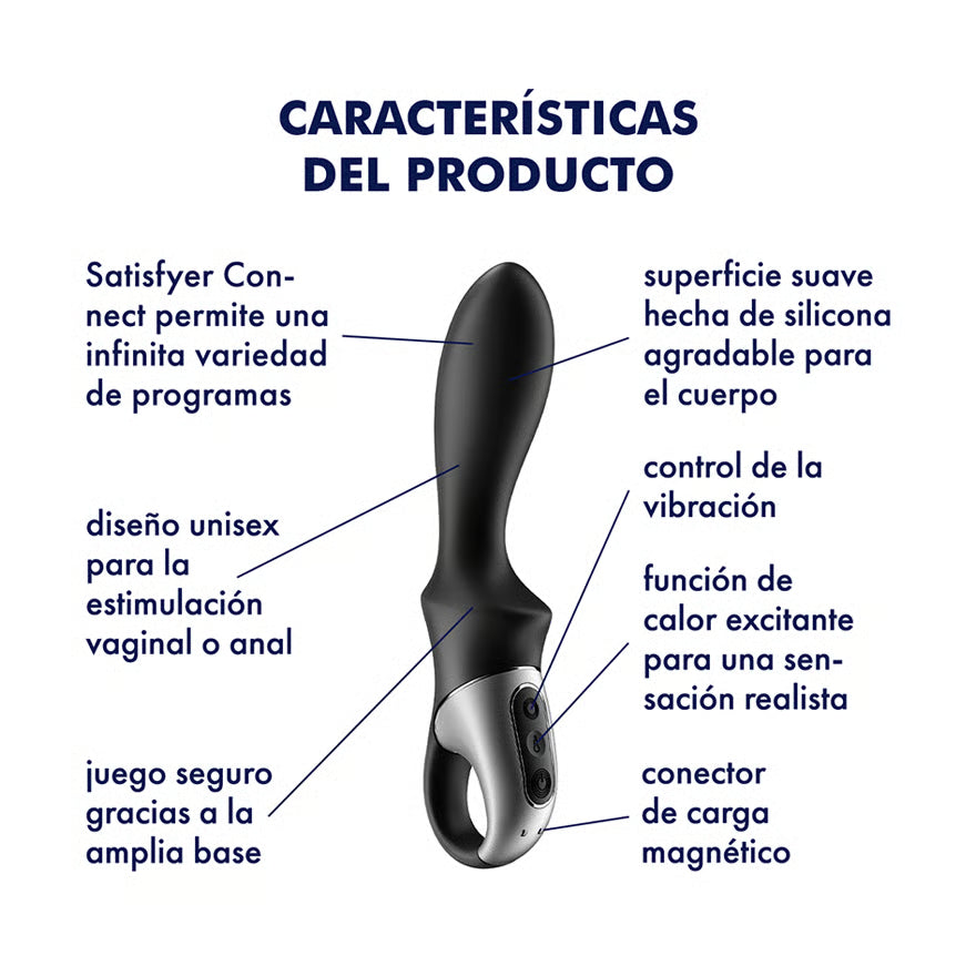 Satisfyer Heat Climax – Vibrador Anal y Prostata con Calor + App