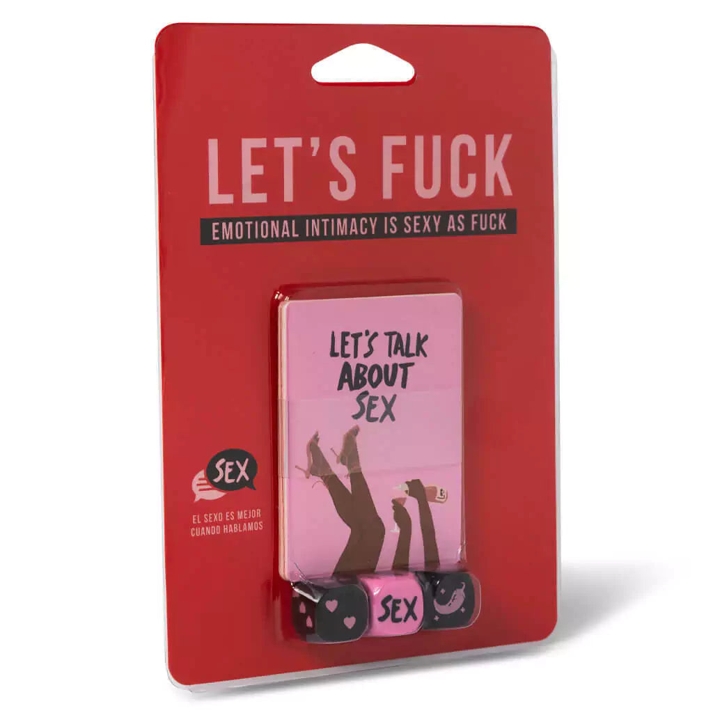 Juego Erótico para Parejas Let's Fuck | Cartas y Dados Íntimos