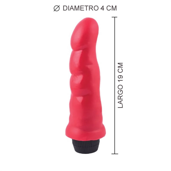 Vibrador Mr Monchi RealSkin | Relieve para Punto G y Vibración Regulable