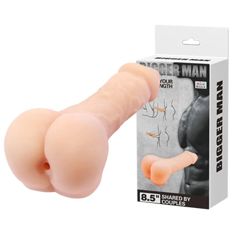 Funda Extensora de Pene 2 en 1 Bigger Man | +6cm y 35% Grosor