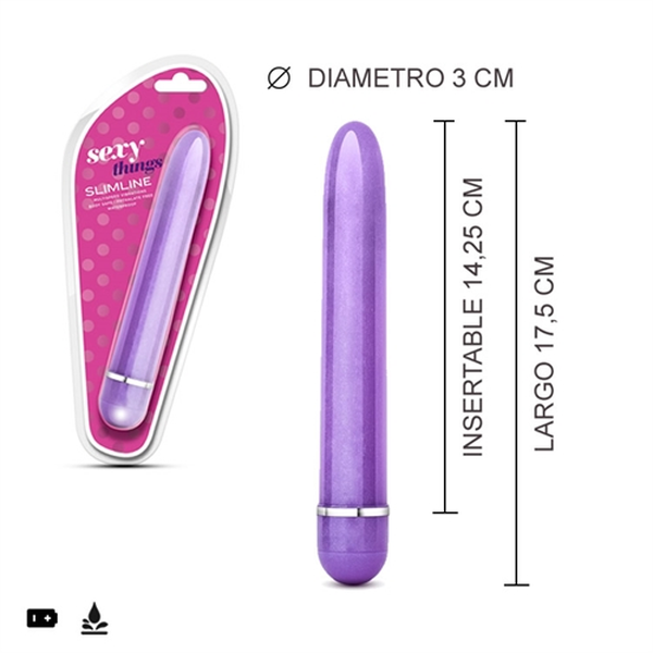 Vibrador Clásico con Velocidad Regulable | Slimline Vibe