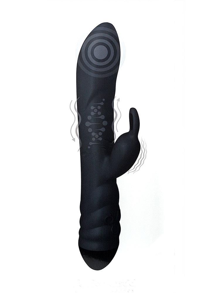 Adrien Lastic Twister – Vibrador Rotador 3D con triple motor