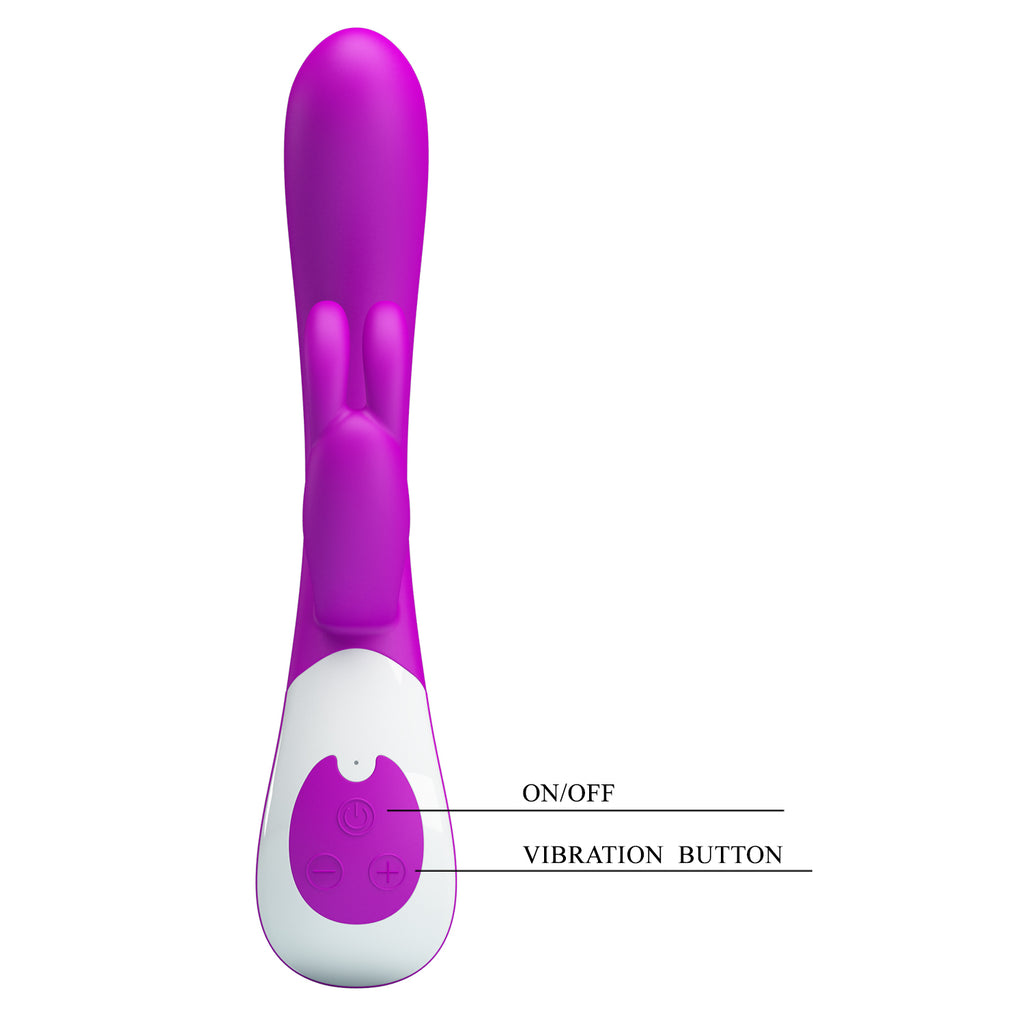 Vibrador Conejo Harlan | 12 Funciones USB para Punto G y Clítoris