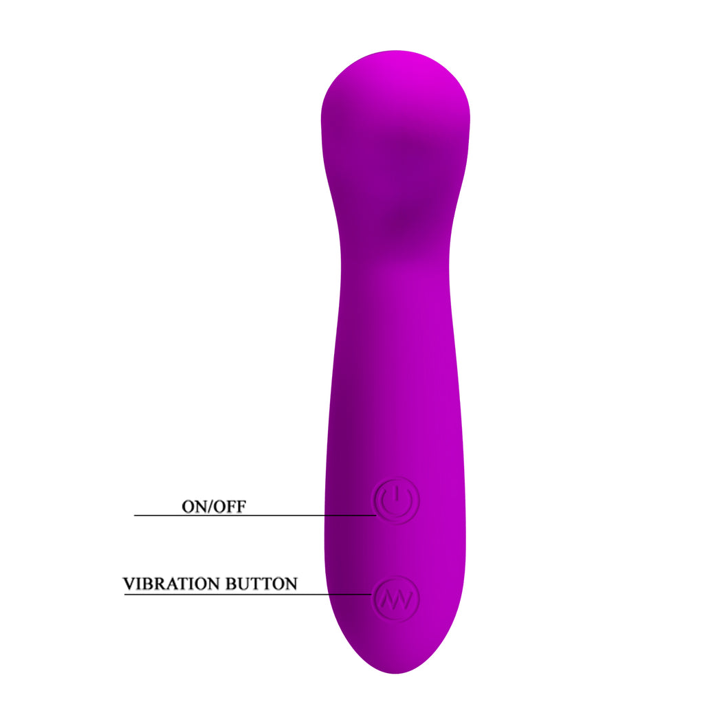 Mini Vibrador Recargable Hiram | 30 Funciones para Punto G y Clítoris