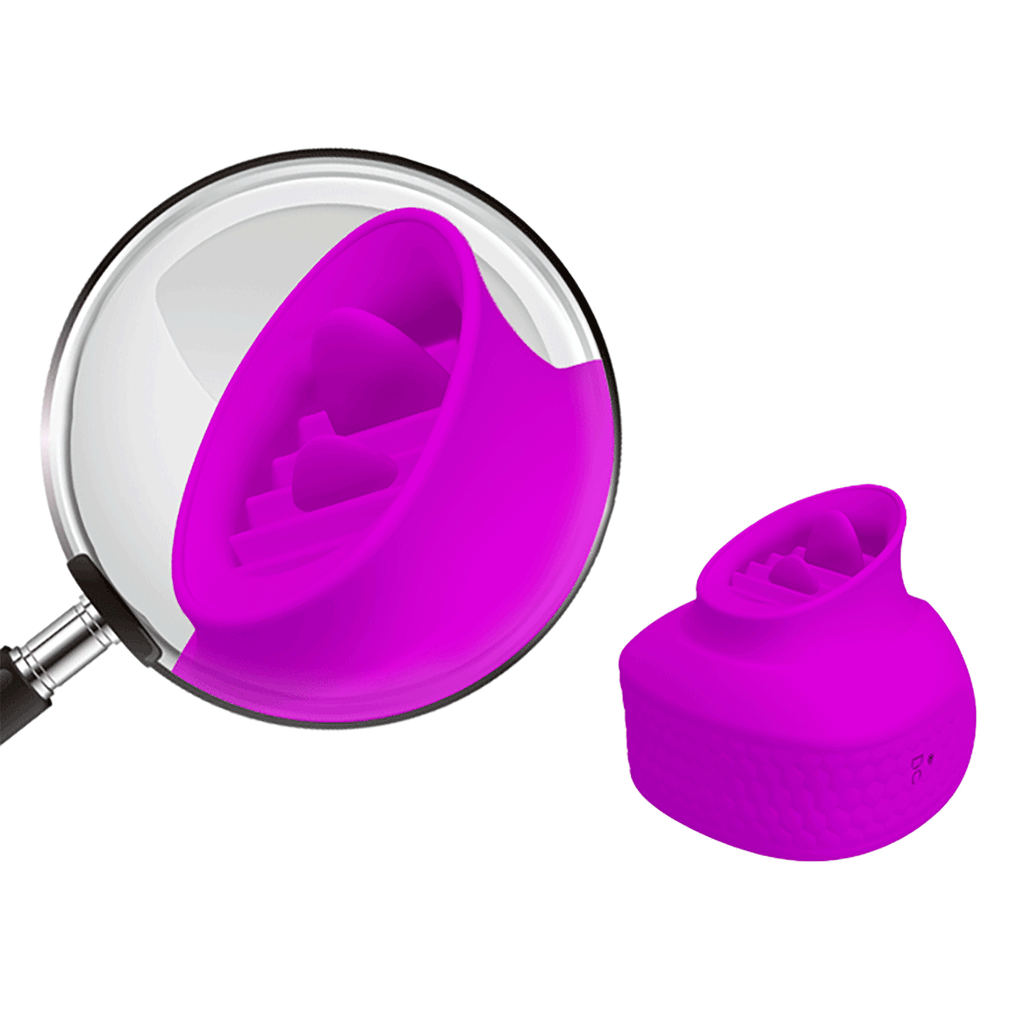 Vibrador con Forma de Lengua Estelle | 12 Funciones para Placer Oral