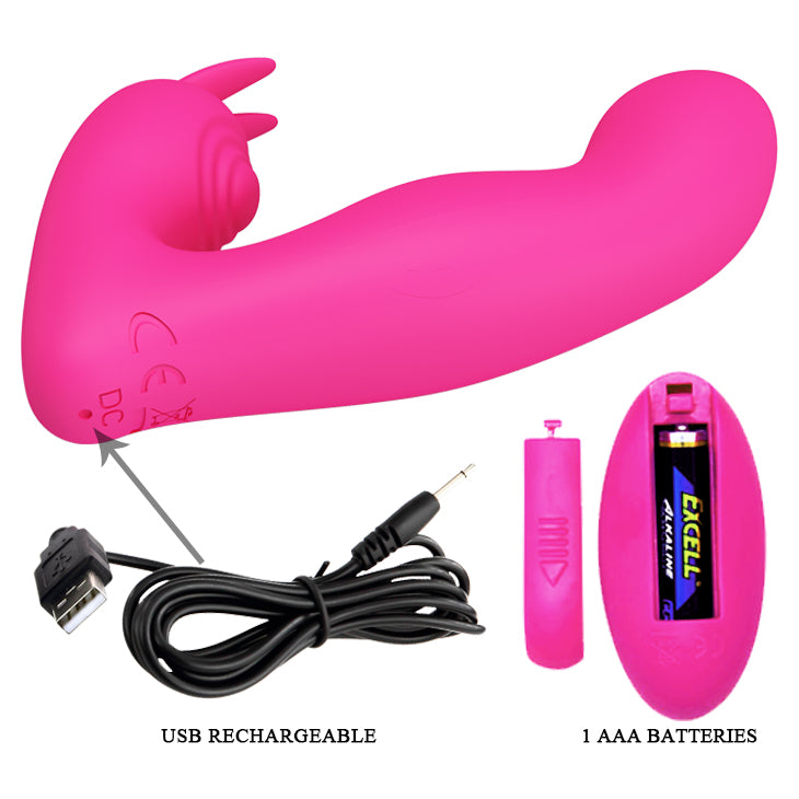 Vibrador Punto G con Succión y Control Remoto Josephine