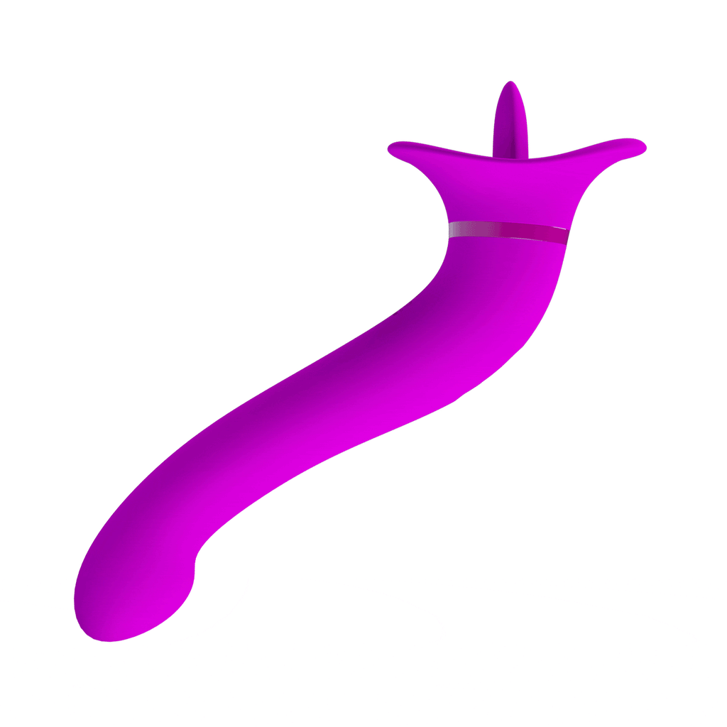 Vibrador Punto G con Lengua Faust | 12+12 Funciones USB