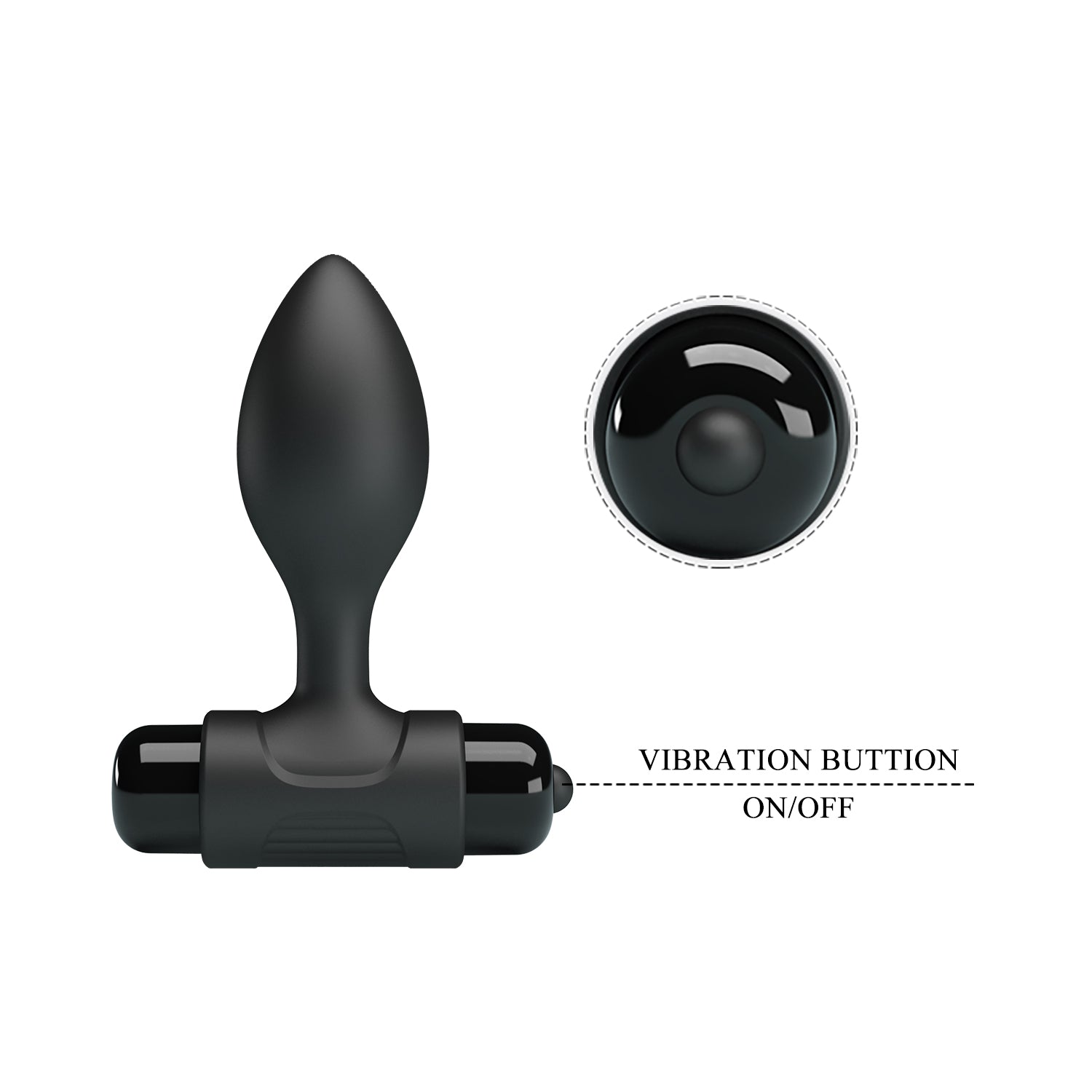 Plug Anal Vibrador Principiante | 10 Modos de Vibración
