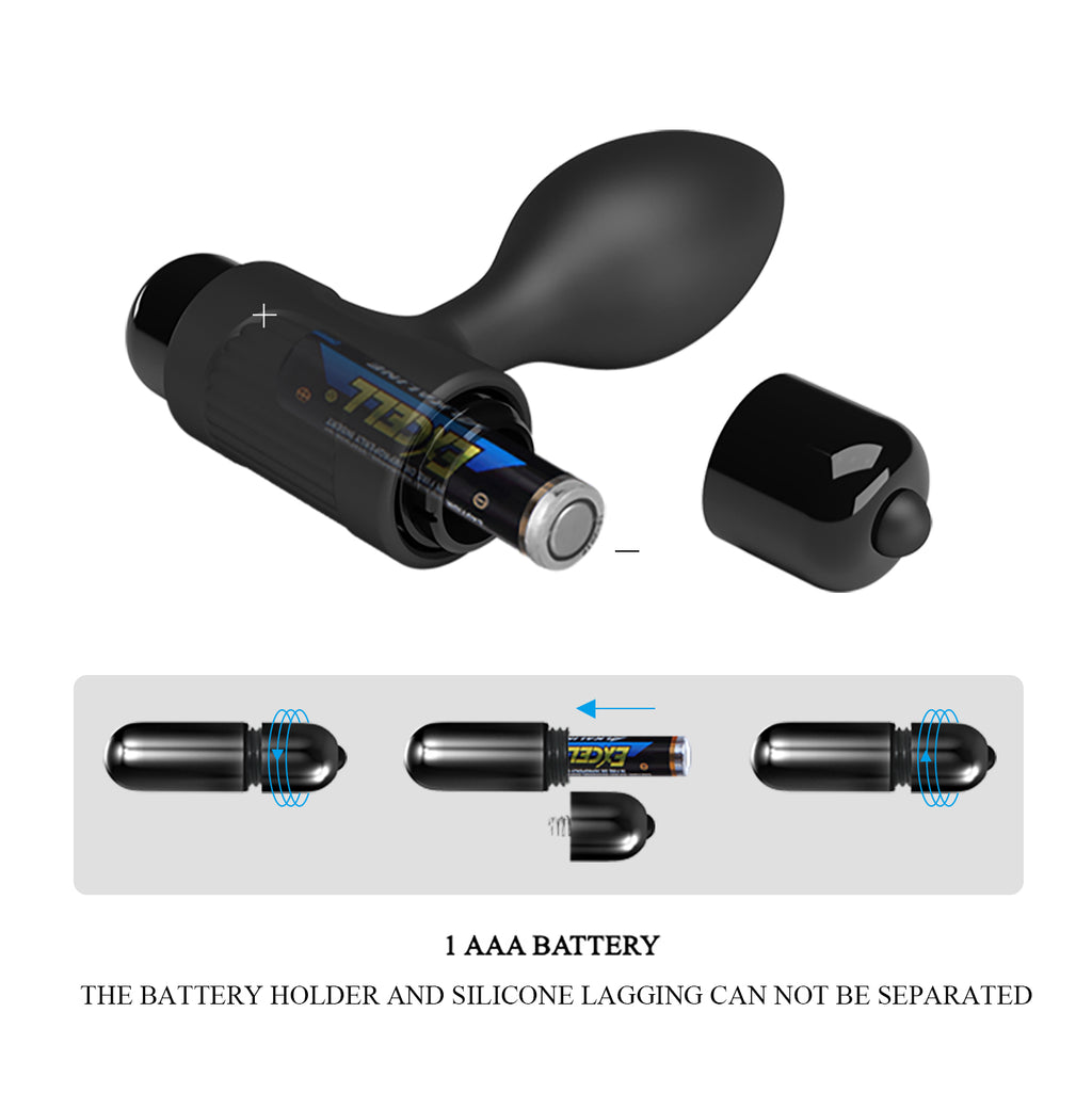 Plug Anal Vibrador Principiante | 10 Modos de Vibración