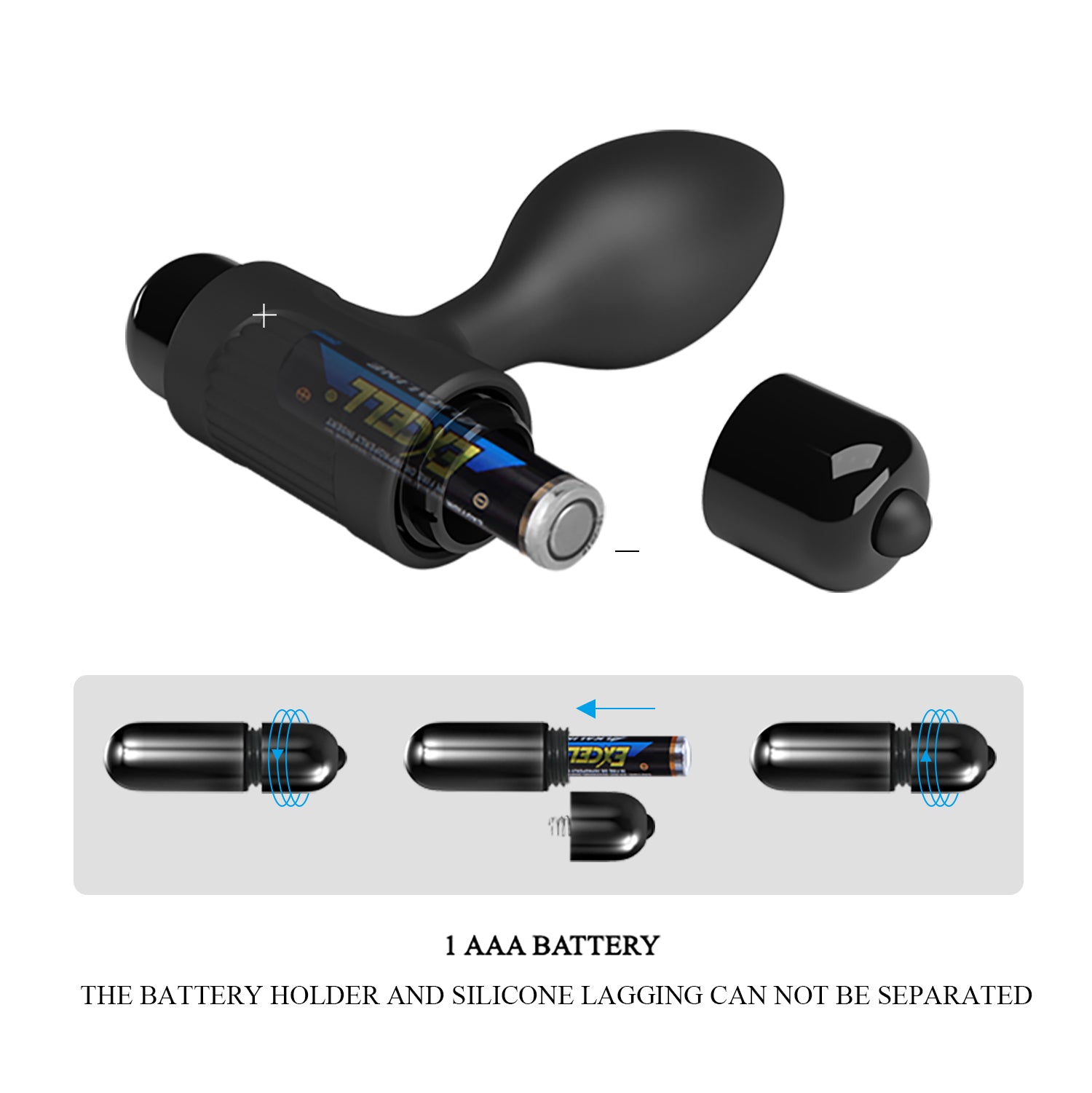 Plug Anal Vibrador Principiante | 10 Modos de Vibración