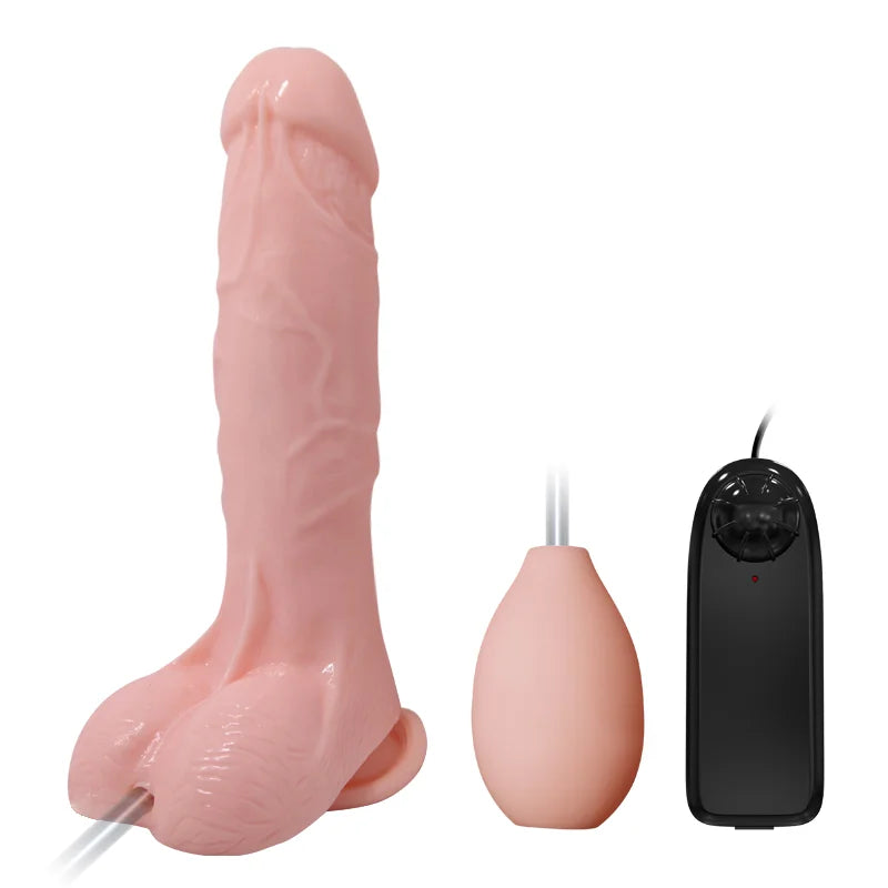 Water Spray Vibrador Realista Eyaculador