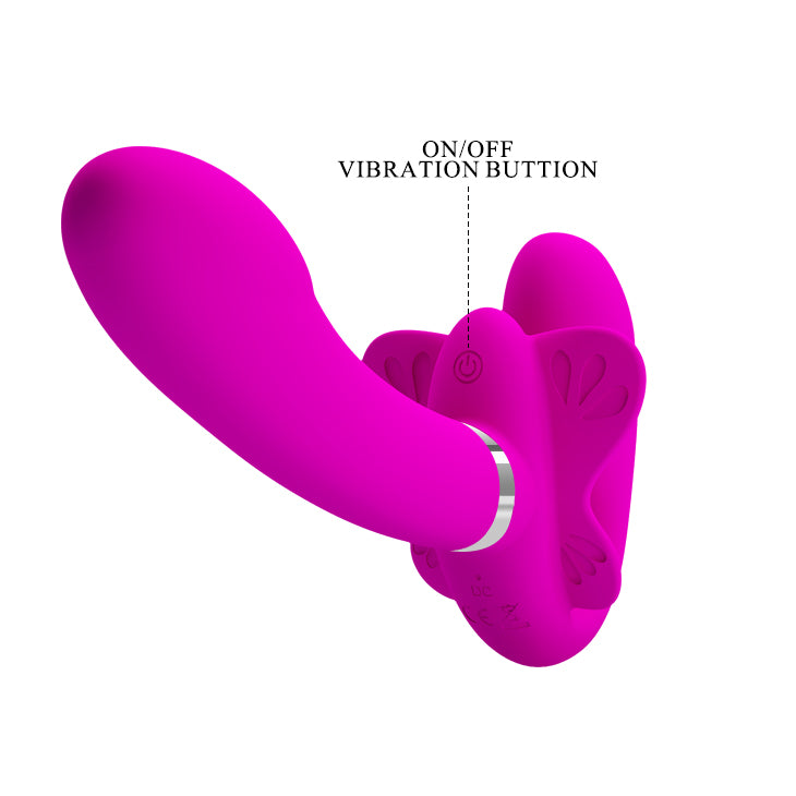 Strap-On Vibrador sin Arnés Valerie | Dildo Doble para Parejas