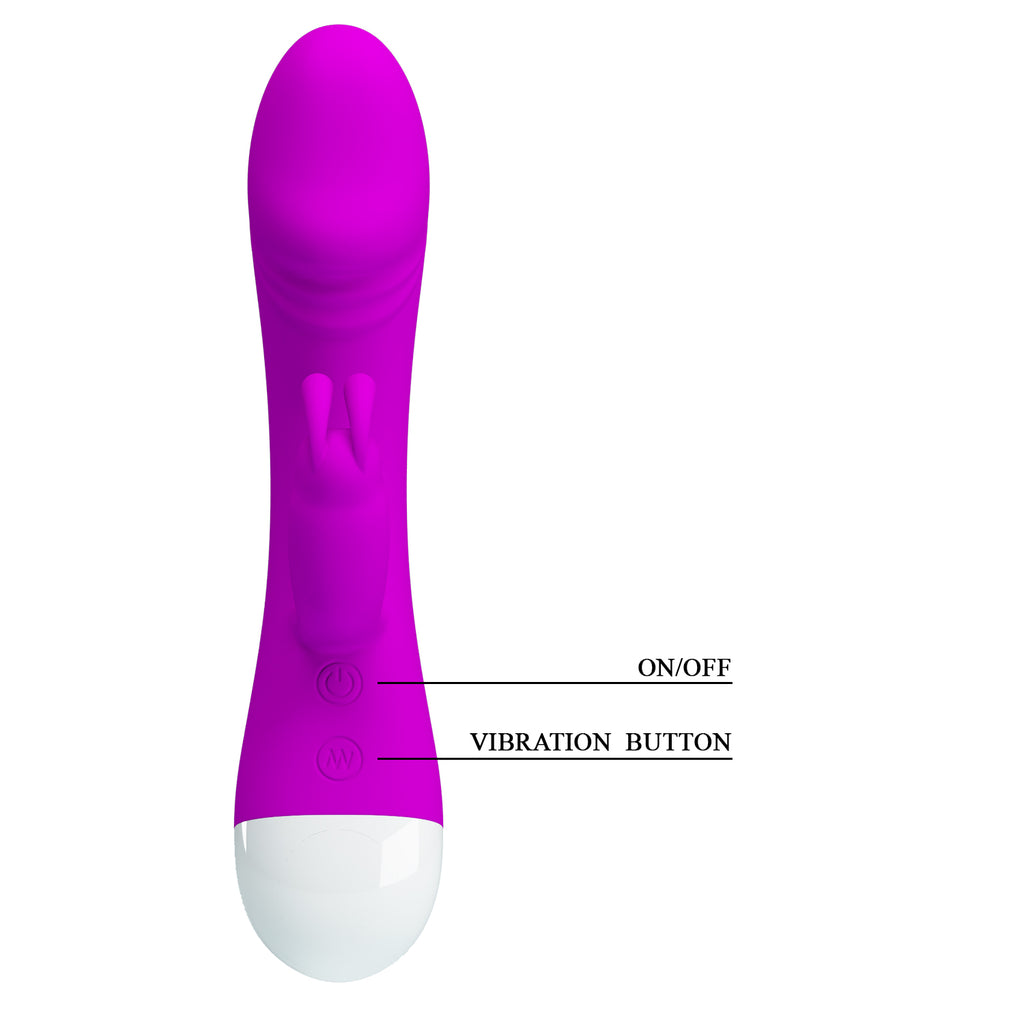 Vibrador Conejo Pretty Love Will | 30 Funciones para Principiantes
