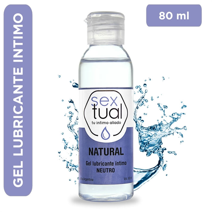 Gel Lubricante Natural Sextual | Hipoalergénico Base Agua 80ml