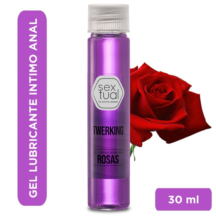 Gel Lubricante Anal Sextual | Larga Duración con Aroma a Rosas
