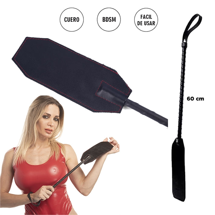 Fusta de Cuero Premium | Con Tachas Rígida 40cm